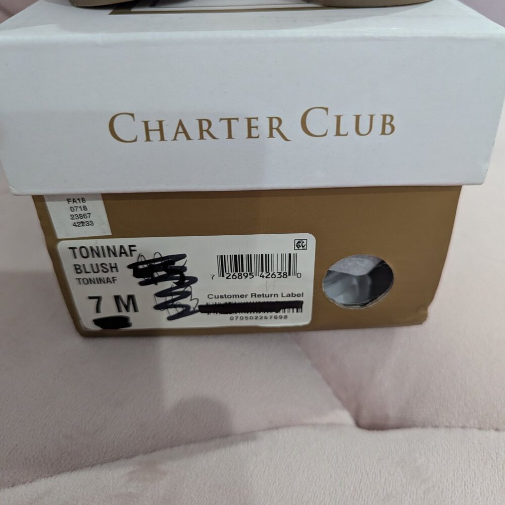 Charter Club Rhinestone Flats - Picture 4 of 5